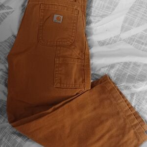 Carhartt KID'S Brown Carpenter Pants